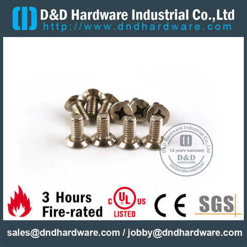 SS304 ANSI machine screw for Door Hinge & Metal Door & Frame- DDSR001