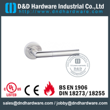 SS304 Antirust Tube Mitred Shape Door Handle for Entry Double Door-DDTH028