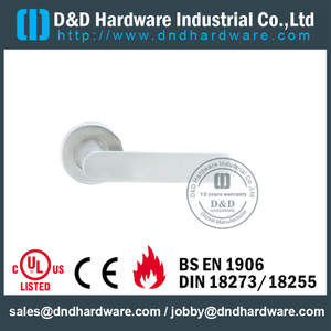 Stainless Steel 316 Designer Cast Lever Handle on Concealed Fix for Security Doors -DDSH009