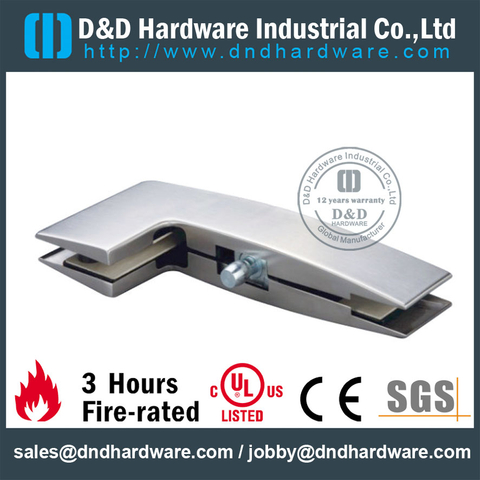 Grade 316 Corner Crank Patch Fitting for Entry Frameless Glass Door -DDPT009