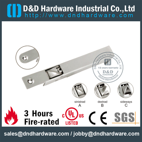 Automatic Flush Bolt for Heavy Duty Door with PVD-DDDB023 