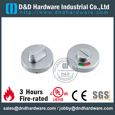 SUS 304 Thumb Turn Lock with Indicator Guide for Bathroom Door -DDIK001