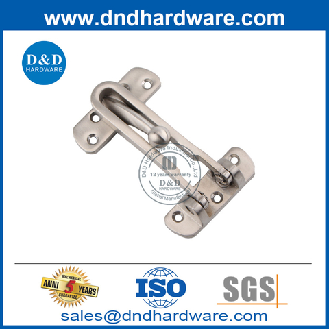 Modern Security Stainless Steel Door Guard for Hotel Door-DDDG001