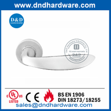Stainless Steel Safety Solid Lever Indoor Door Handle-DDSH019