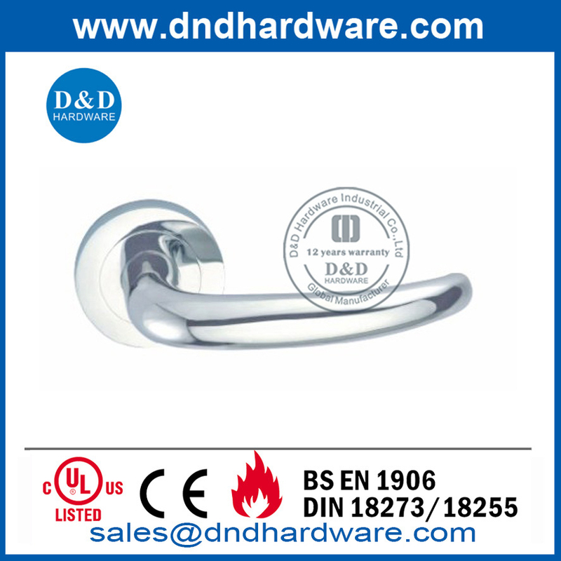 Best Modern Grade 316 Metal Door Solid Lever Handle-DDSH004