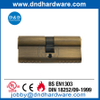 Solid Brass Antique Brass Euro Double Cylinder Lock-DDLC003