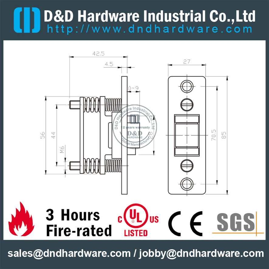 Heavy duty Brass ball catch- DDBC005