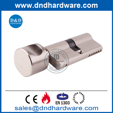 BS EN1303 Solid Brass Key and Turn Lock Cylinder-DDLC001