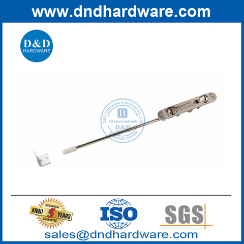 Security Zinc Alloy Manual Flush Bolt for Metal Door-DDDB018-B