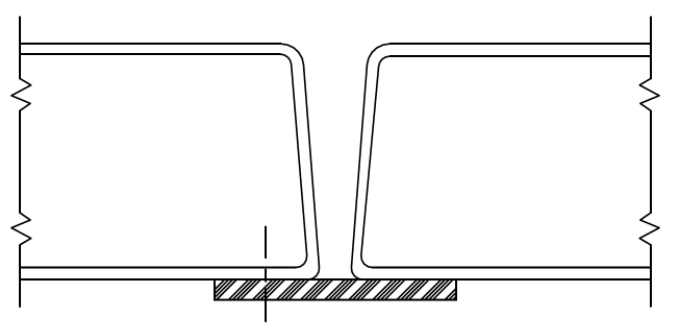 V-BEVEL WITH FLAT SURFACE ASTRAGAL