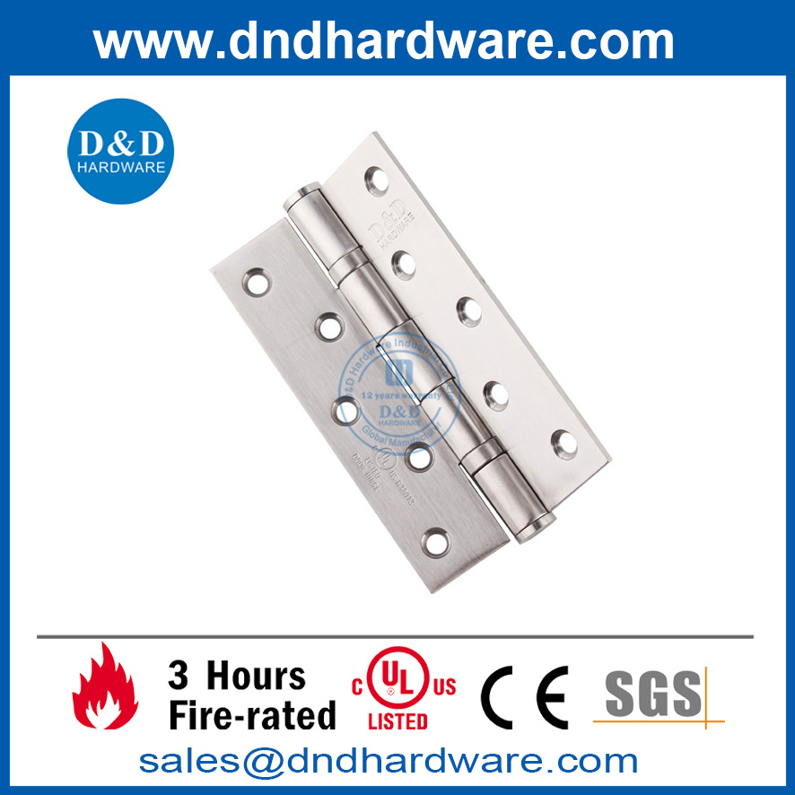 UL Stainless Steel 316 Fire Resistance Internal Door Hinge-DDSS005-FR