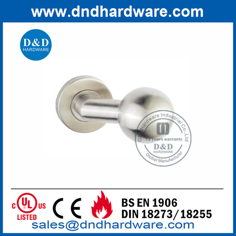 Stainless Steel Lever Type Privacy Interior Door Knob-DDTH032