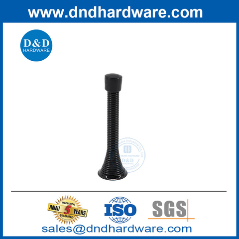 Shower Door Stopper Stainless Steel Black Zinc Alloy Door Stopper on Wall-DDDS054
