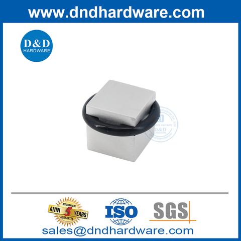Modern Small Stainless Steel Security Door Stopper for Wooden Floor-DDDS050