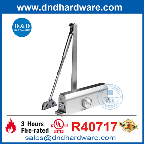 UL Listed Barrier Free Interior Adjustable Door Clsoer with Back Check Function-DDDC019BC