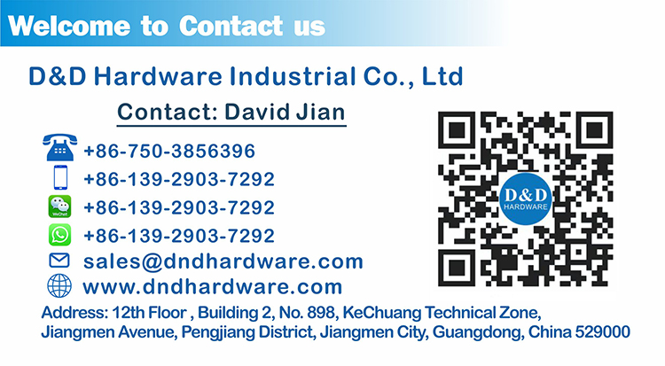 D&D Hardware Contact Information