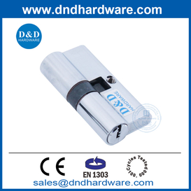 High Security 60mm Double Cylinder Euro Profile EN1303 Brass Mortise Door Lock Cylinder-DDLC003