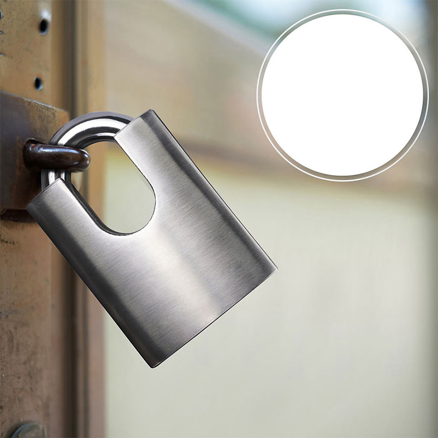 Master Key Padlock Stainless Steel Padlock Safety Padlock Security Padlocks Waterproof Padlock-DDPL007