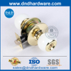 White and Gold Color Zinc Alloy Cylindrical Door Lockset-DDLK067