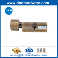 Brass Antique Brass Thumbturn And Key Single Cylinder Door Lock Cylinder-DDLC001
