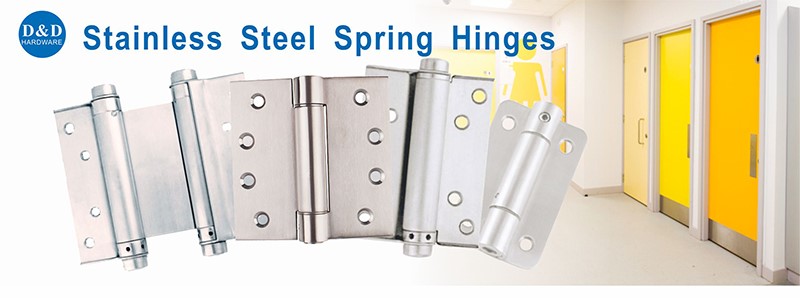 Can we use spring hinges as closing device on fire-resisting doors?