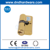 Solid Brass BS EN1303 60mm Polished Brass Golden Finish Double Lock Cylinder-DDLC003