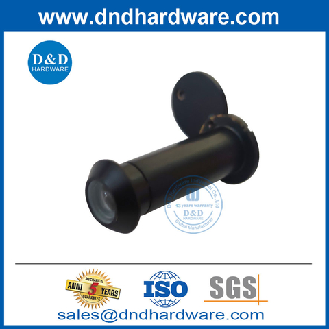 Zinc Alloy Matt Black 160 Degree Door Viewer Peephole for Main Door-DDDV001