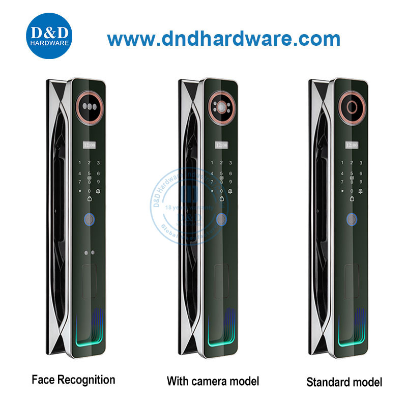 3D Face Recognition Intelligent Front Door Smart Lock with Video Intercom-DDEL007