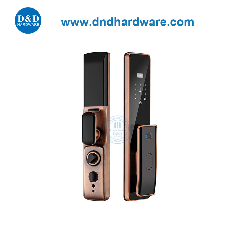 Digital Electronic Fingerprint Remote Control Smart Door Lock with Camera-DDEL011