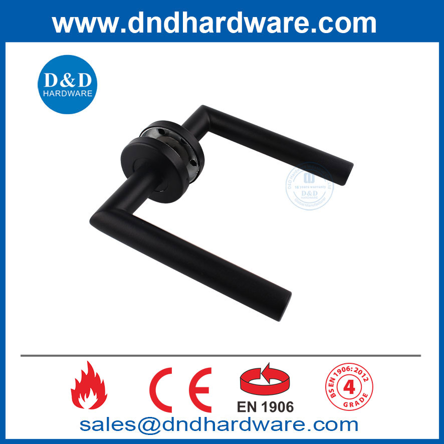 black door handle