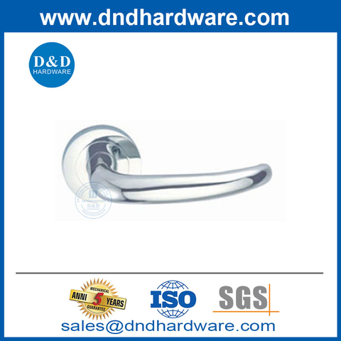 Entry Door Handle Wooden Door Handle Lock Bathroom Stainless Steel Handle-DDTH033