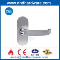 CE EN1125 Exterior Locking Lever Trim for Fire Rated Panic Exit Device-DDPD042