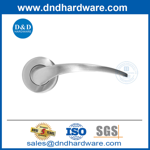 Stainless Steel 304 Modern Interior Door Handles Satin Door Lever-DDSH015