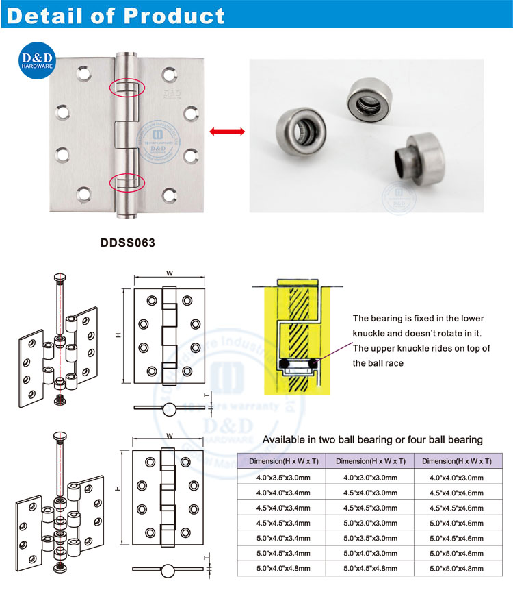 Front Door Hinges
