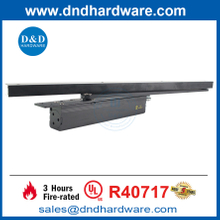 Aluminium Automatic Hydraulic Black Cam Action UL Fire Concealed Door Closer-DDDC053