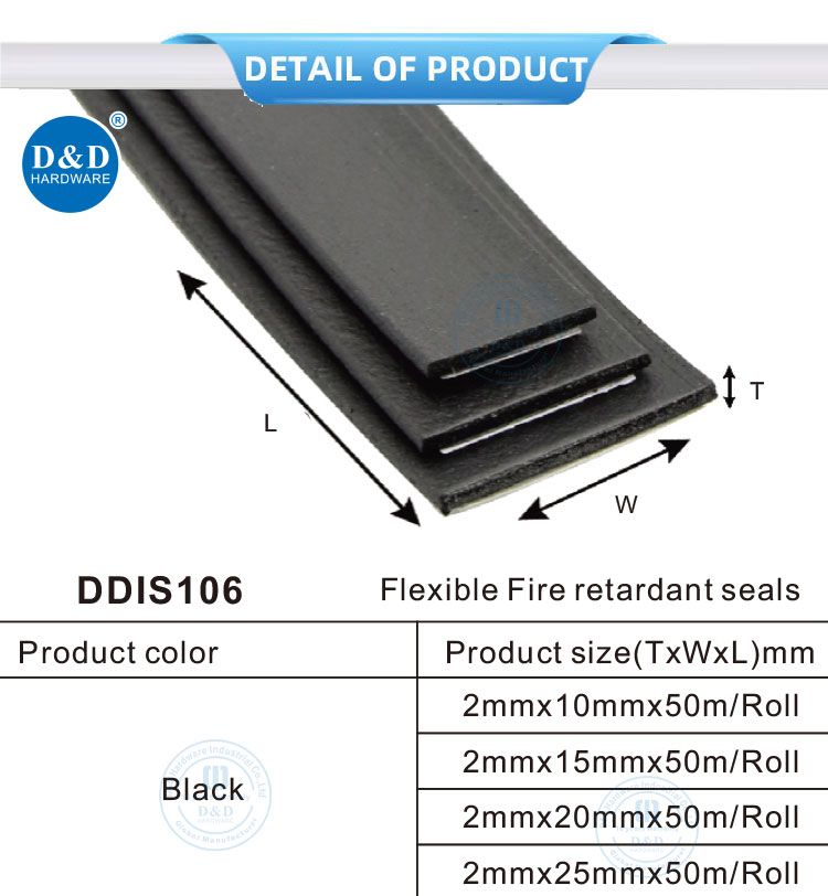 self adhesive smoke seal