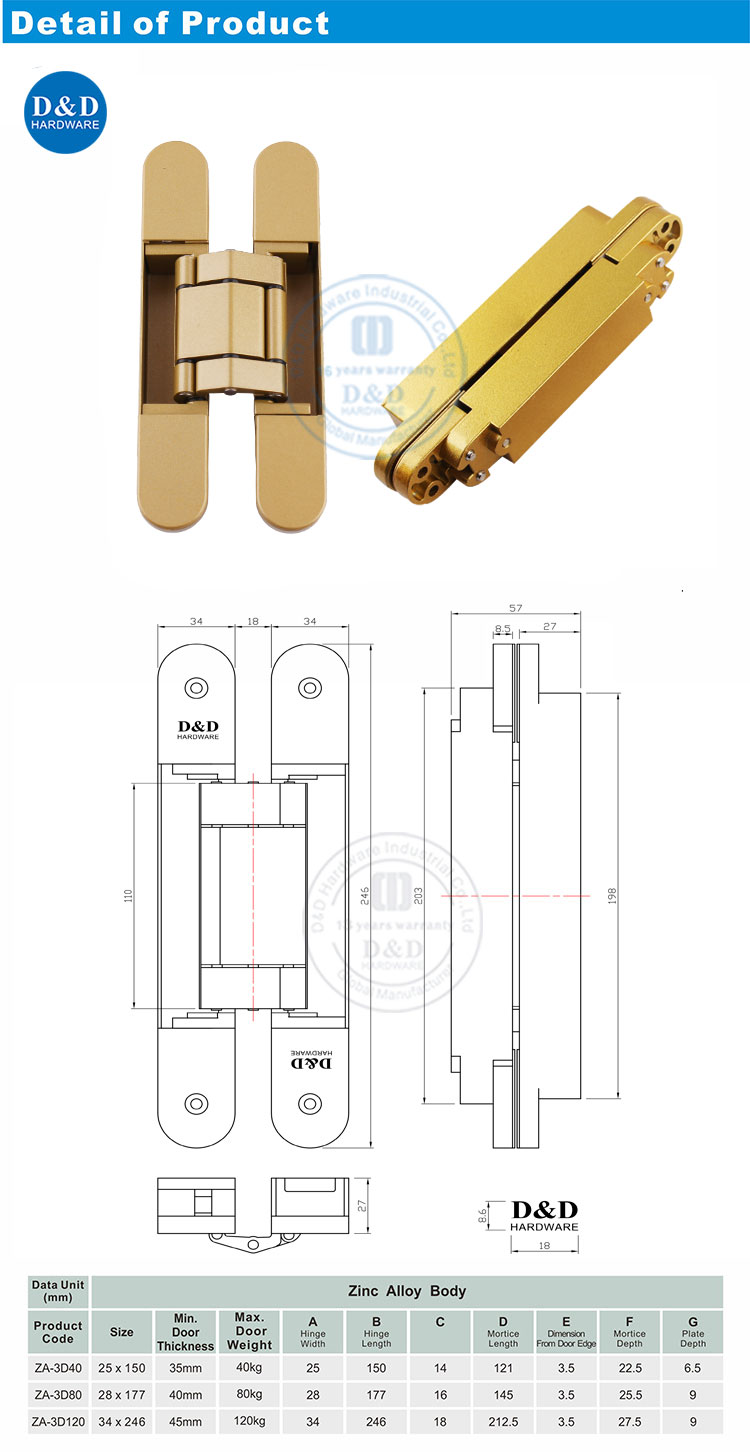 concealed door hinges