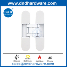 Zinc Alloy And Aluminium EN1935 Hidden Door White 3D Adjusting Invisible Hinge-DDCH011