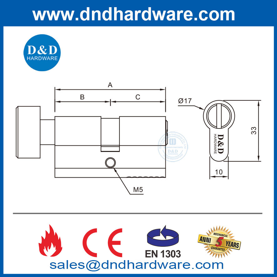 CYLINDER FOR DOOR