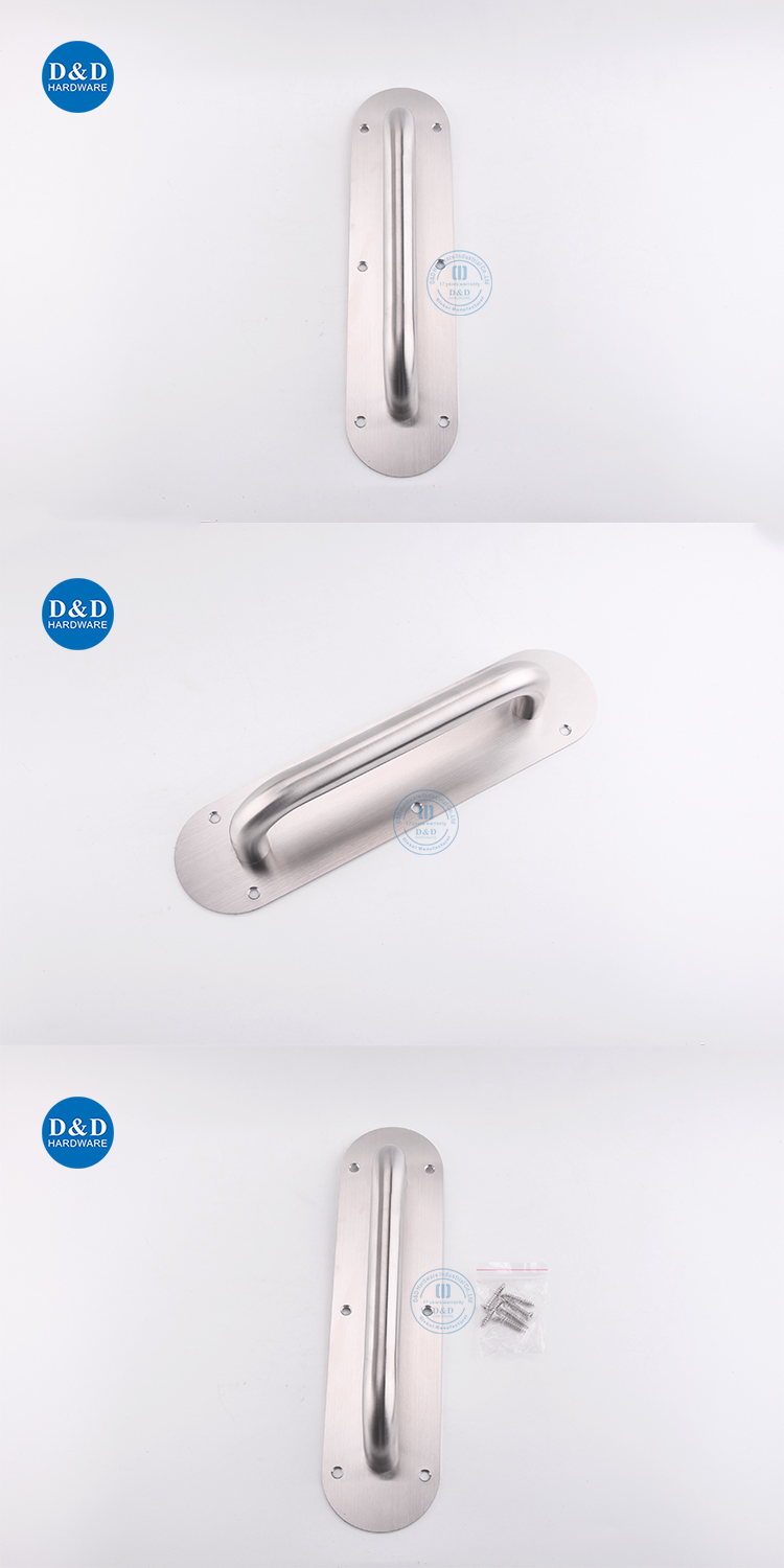 Pull handle with Plate