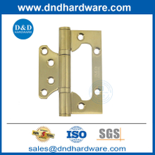 Satin Brass Lash Hinge Golden Flush Door Hinges for Saudi Arabia-DDSS026-4x3x2.5