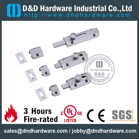 Flat Brass Door Bolts-DDDB019