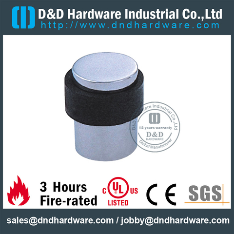 Stainless Steel 316 Floor Security Door Stopper for Hotel Bathroom Door -DDDS010