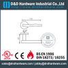 Grade 201 Tubular Fire Rated Hollow Lever Door Handle for Front Metal Door -DDTH007