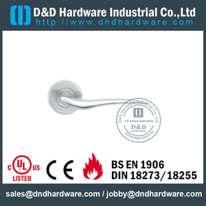 Antirust Casting Stainless Steel Lever Handle for Wooden Doors -DDSH003