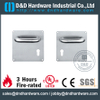 Stainless Steel 304 Lever Handle Euro Profile on Square Plate 170x170mm for Steel Door -DDTP001