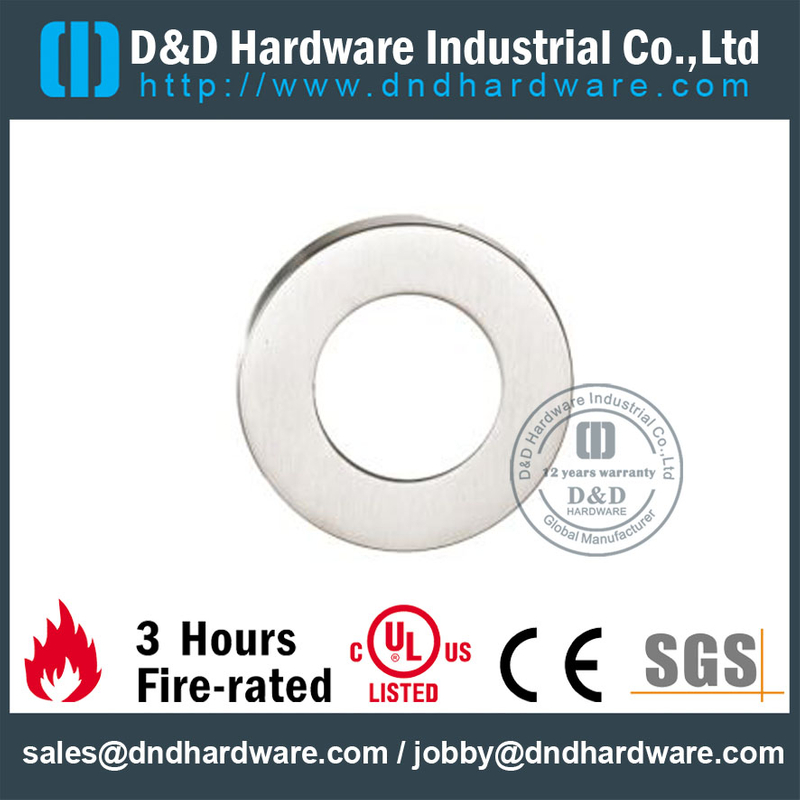 Stainless Steel 304 Door Handle Key Escutcheon for Hollow Metal Door-DDES009