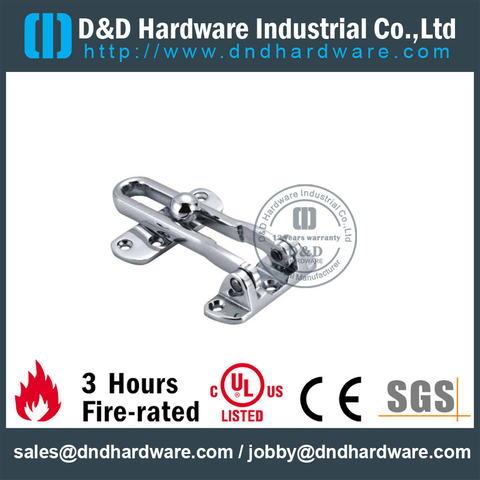 Stainless Steel 304 Security Door Guard for Hotel interior Door -DDDG001