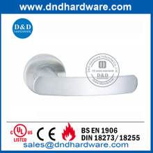 China Factory Grade 304 Satin Finish Entry Door Lever Handle-DDSH010