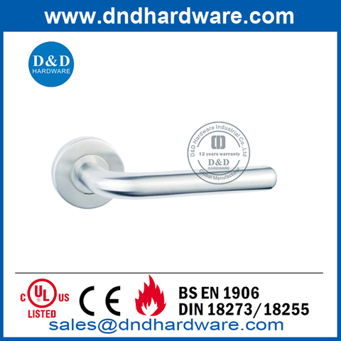 Grade 4 Stainless Steel Fire Rated Modern Interior Door Handle-DDTH010